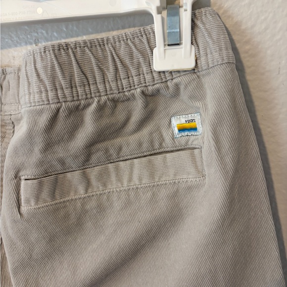 Men's Vuori Optimist Cream Corduroy Shorts sz M $88 - Picture 5 of 6